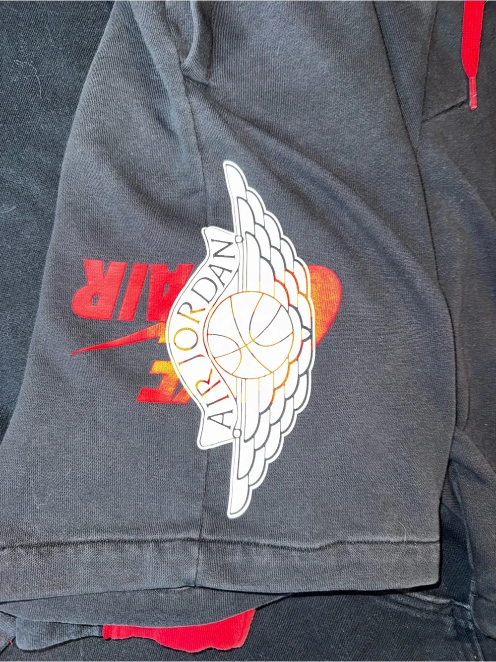 Nike Air Jordan Wings Jumpman Men's Pull Over Hoodie and Shorts